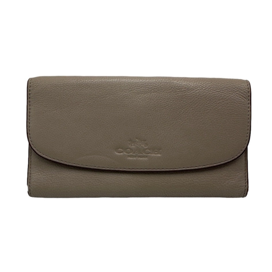 COACH Gray Trifold Wallet