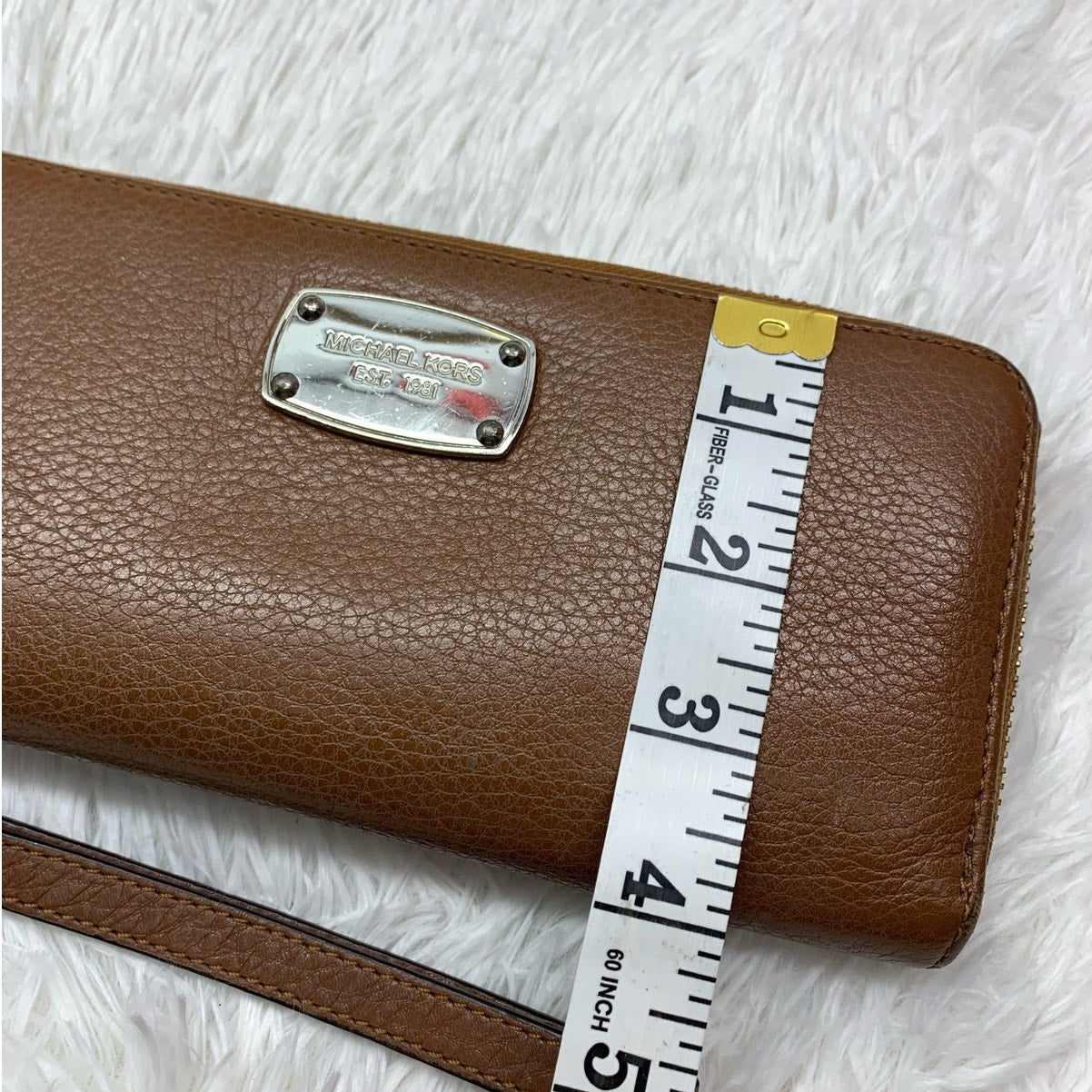 Michael Kors Brown Zip Around Wallet