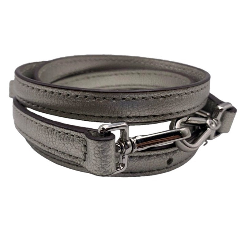 Silver Metallic Crossbody Replacement Strap