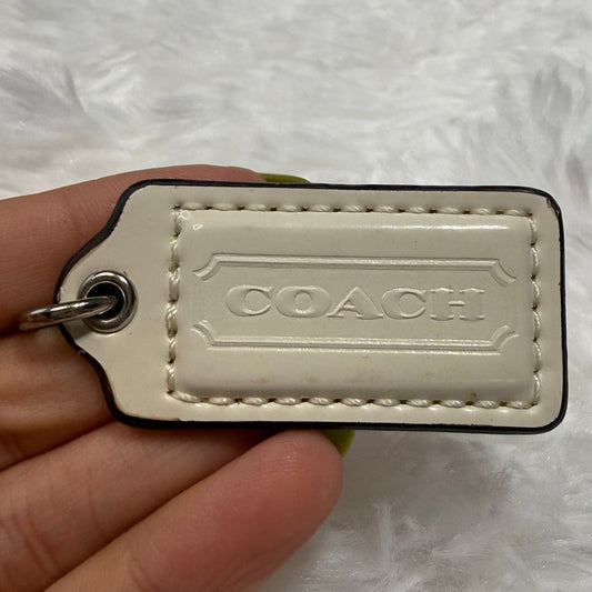 1.5” COACH Fob Bag Charm Hang tag Hangtag