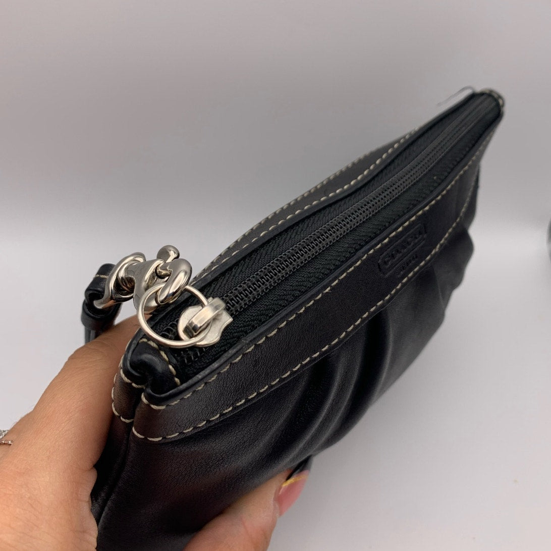 COACH Black Wristlet