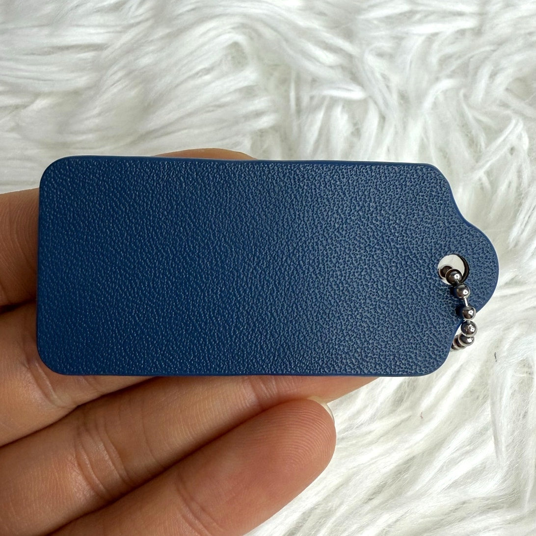 2" COACH Fob Bag Charm Hang tag Hangtag