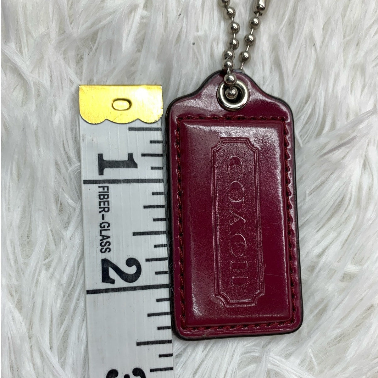 COACH Burgundy Replacement Hang Tag Bag