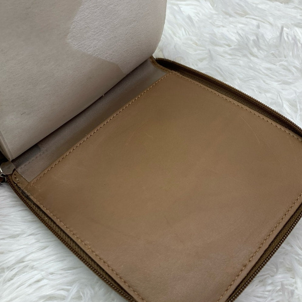 Vintage COACH Brown Signature Canvas CD Case