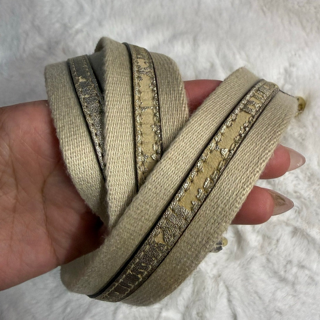 Coach Poppy Gold Cream Replacement Strap
