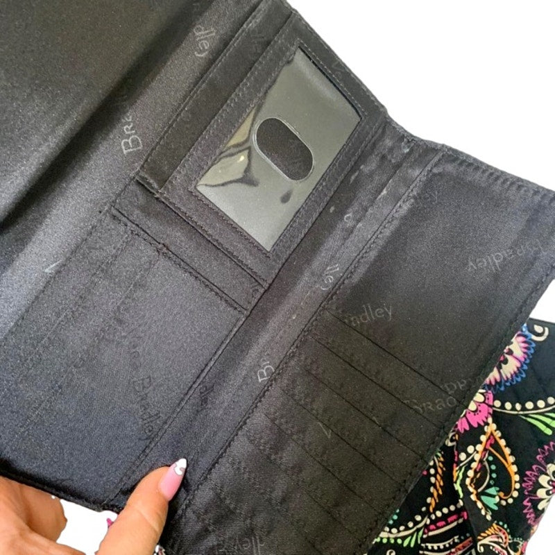 VERA BRADLEY Bandana Swirl Bundle Tote Wallet Cosmetic Case