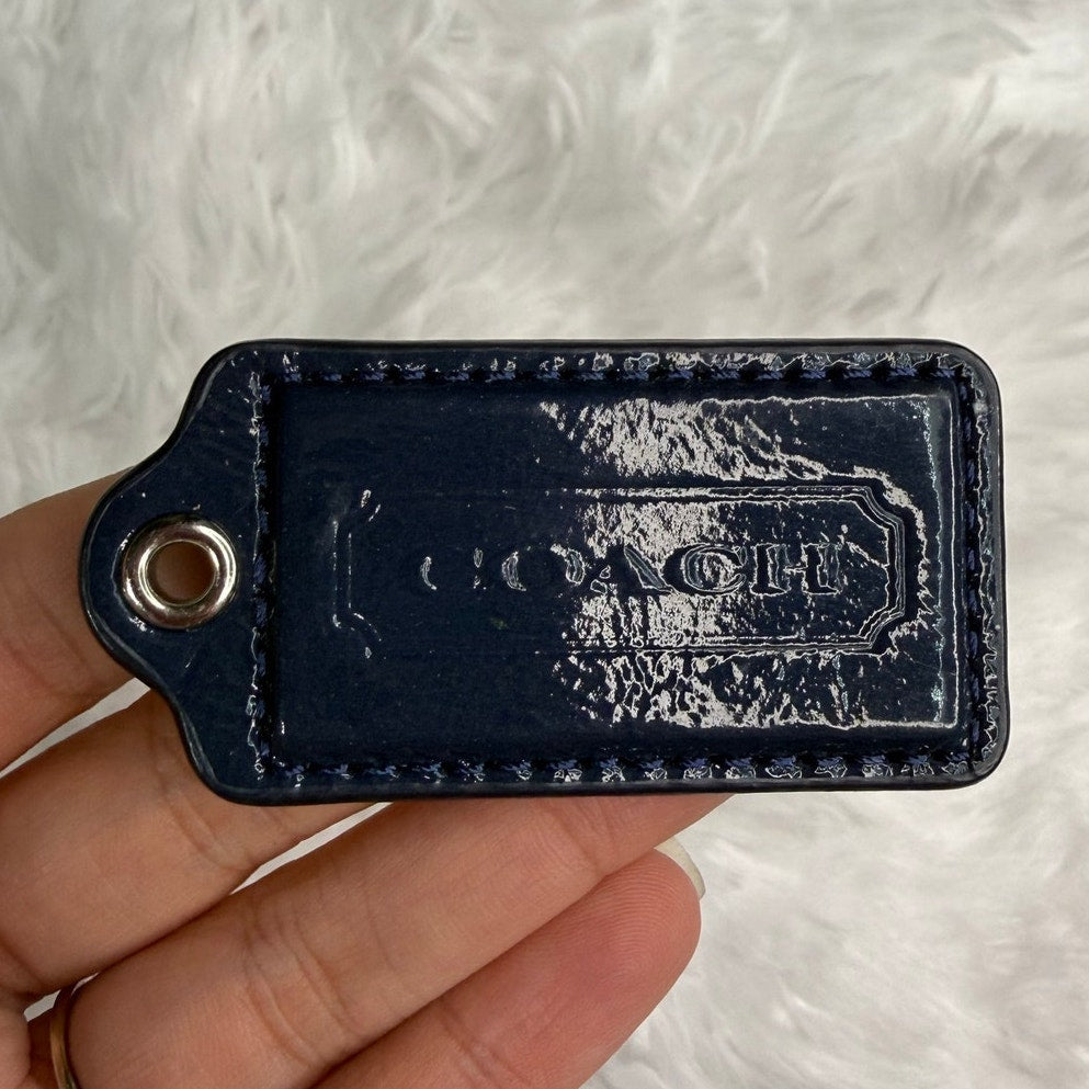 2" COACH Fob Bag Charm Hang tag Hangtag
