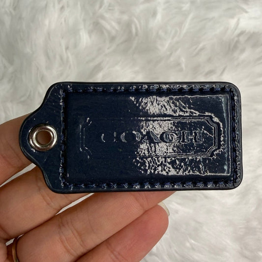2" COACH Fob Bag Charm Hang tag Hangtag