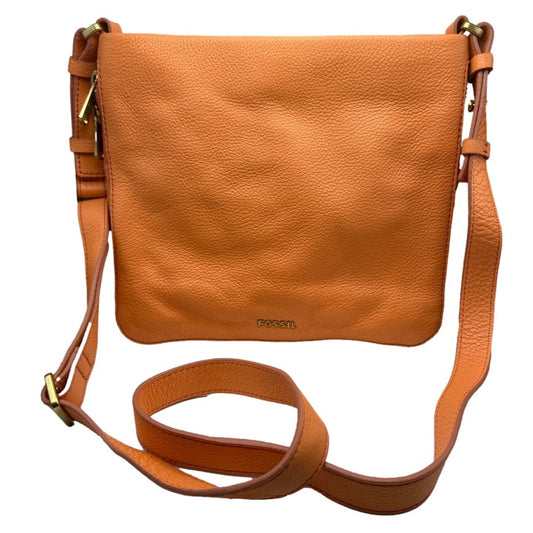 FOSSIL Peach Orange Crossbody