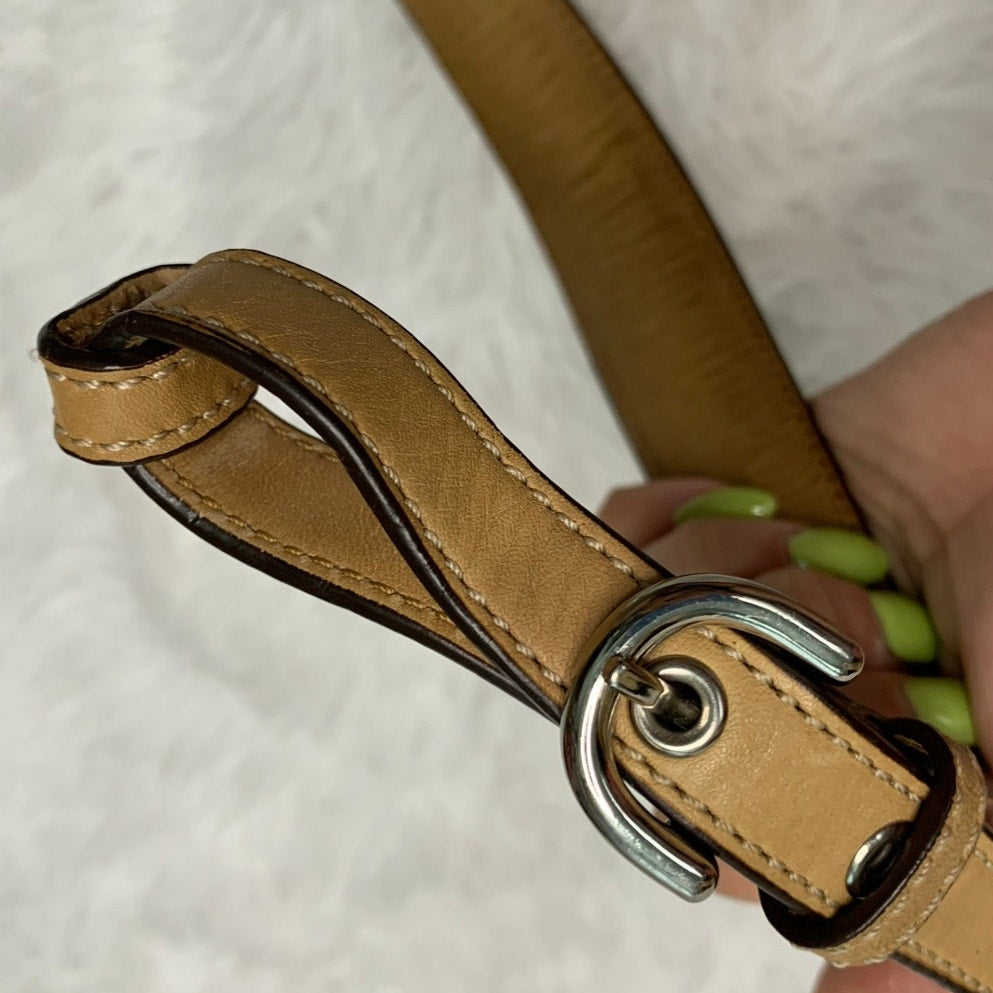 COACH Tan Shoulder Strap