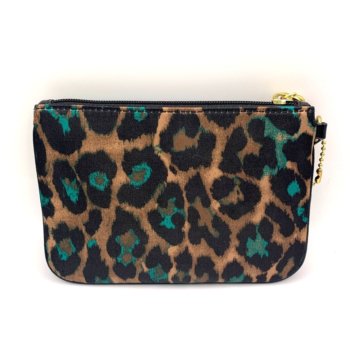 COACH Cheetah Print Poppy Wristlet