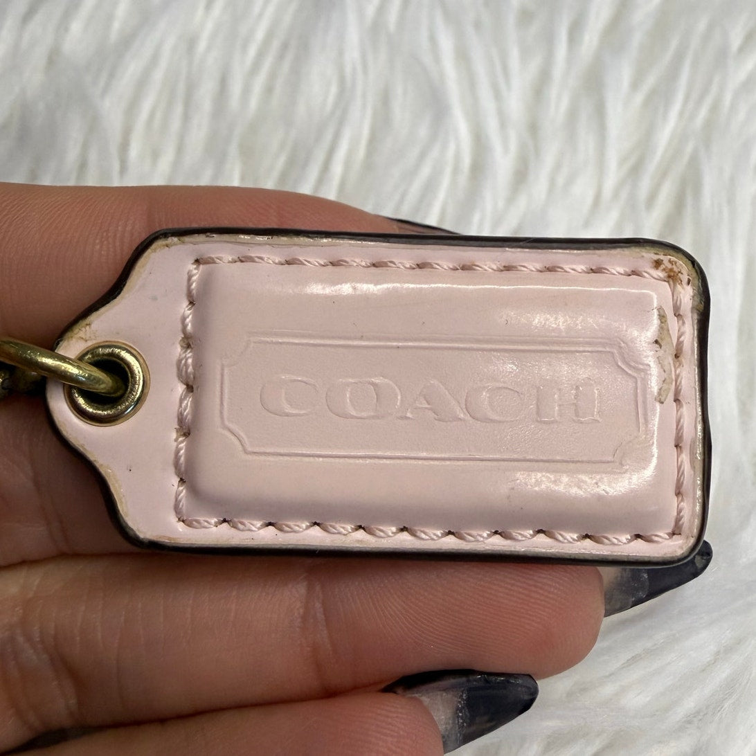 1.5" COACH Fob Bag Charm Hang tag Hangtag