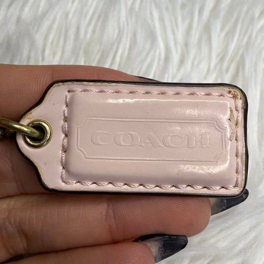 1.5" COACH Fob Bag Charm Hang tag Hangtag
