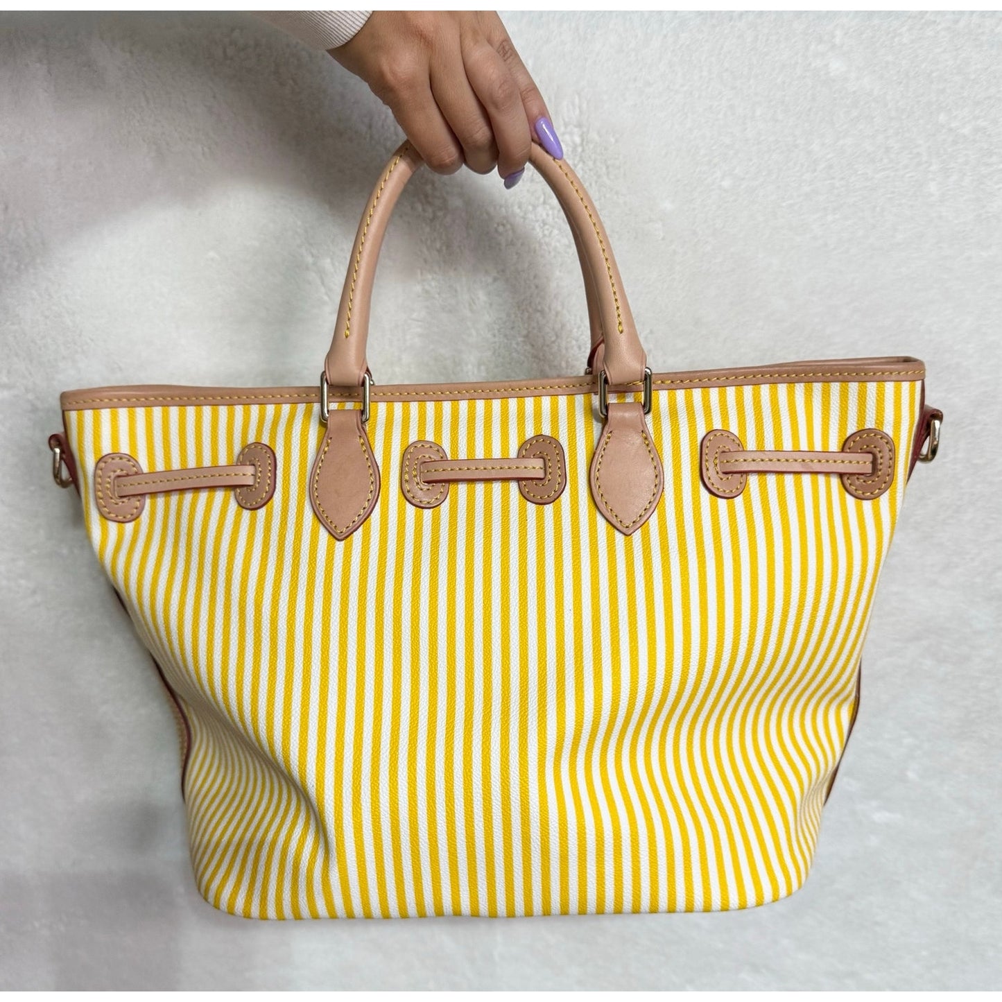 DOONEY & BOURKE East/West Tassel Shopper Tote Top Handle Shoulder bag