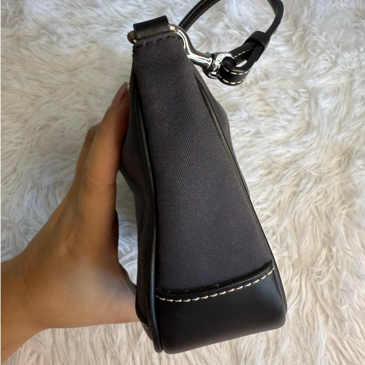 y2k COACH Vintage Mini Demi Hampton 7769 Mini Purse Shoulder Bag