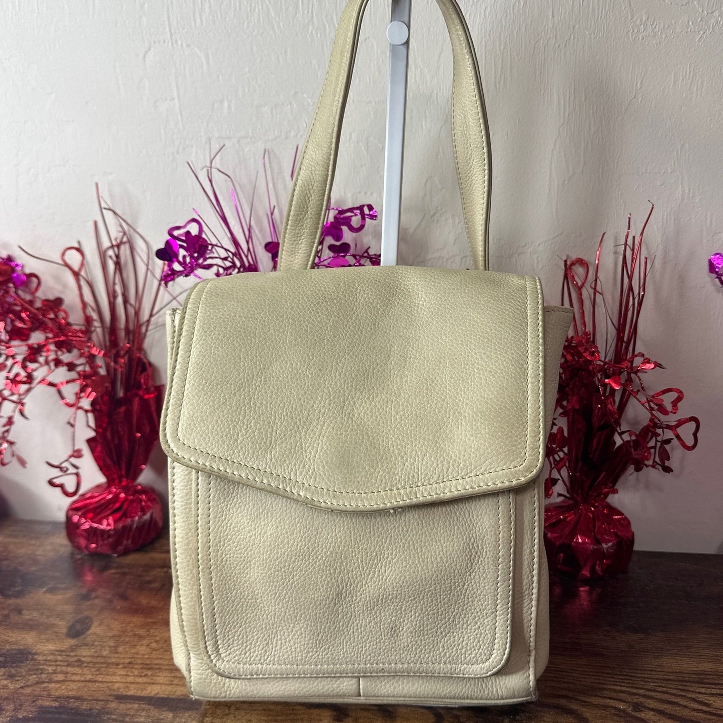 SALE Vintage FOSSIL Beige Crossbody