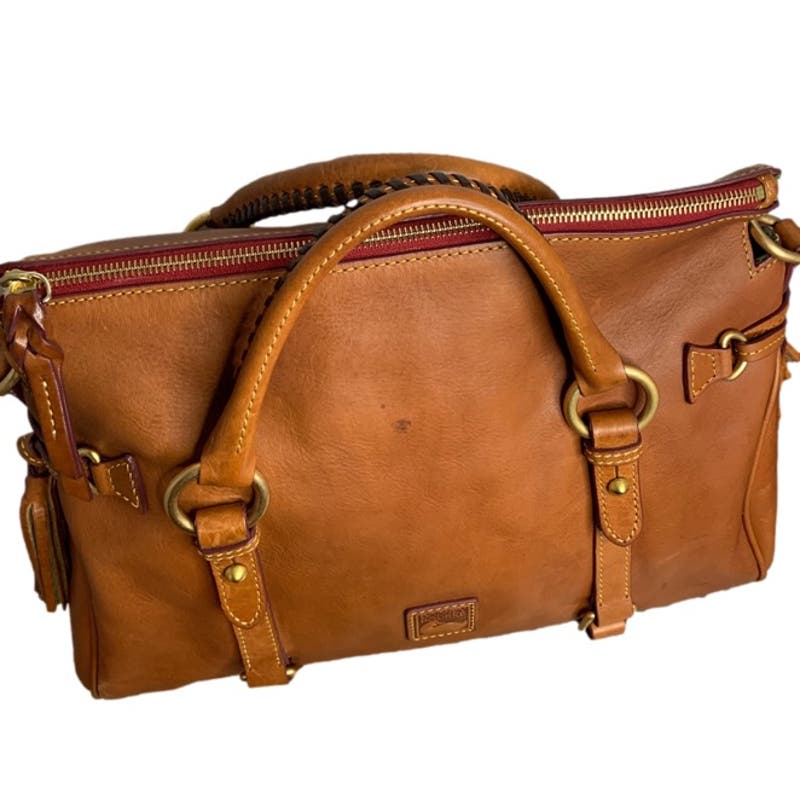 DOONEY & BOURKE Brown Florentine Satchel