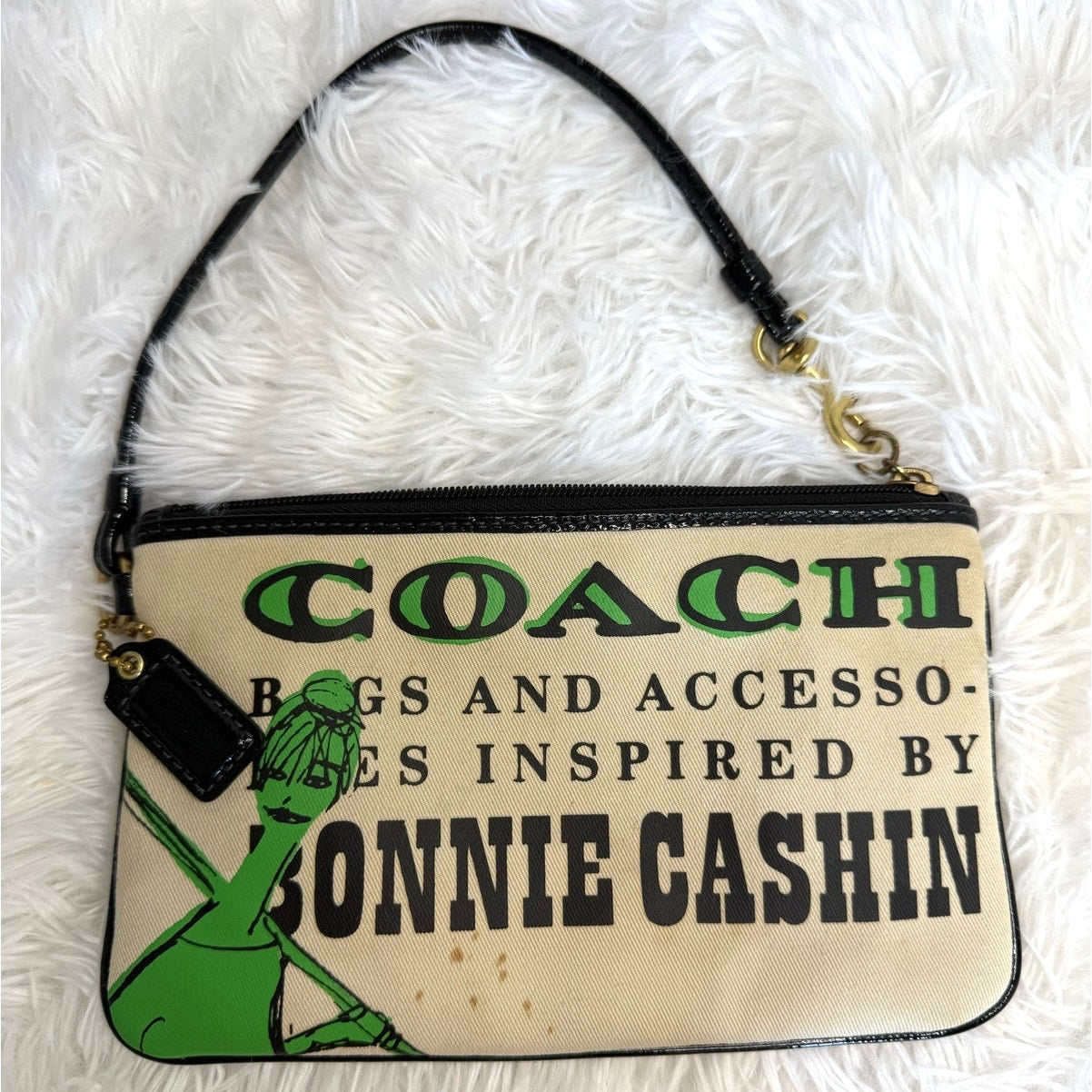 y2k COACH Bonnie Cashin Kisslock Wristlet