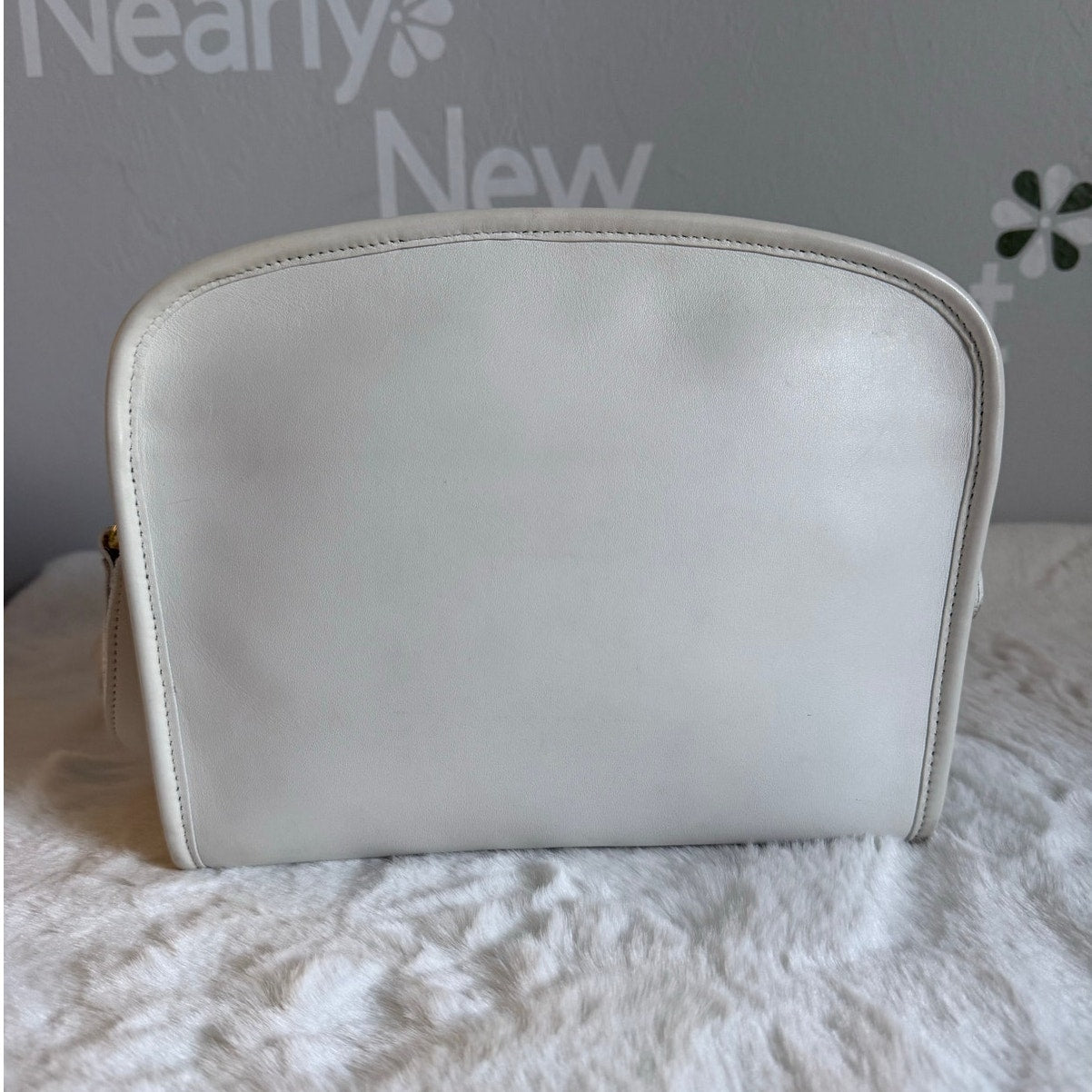 Vintage Coach Metropolis Zip Bag White 9087 Shoulder Bag Crossbody