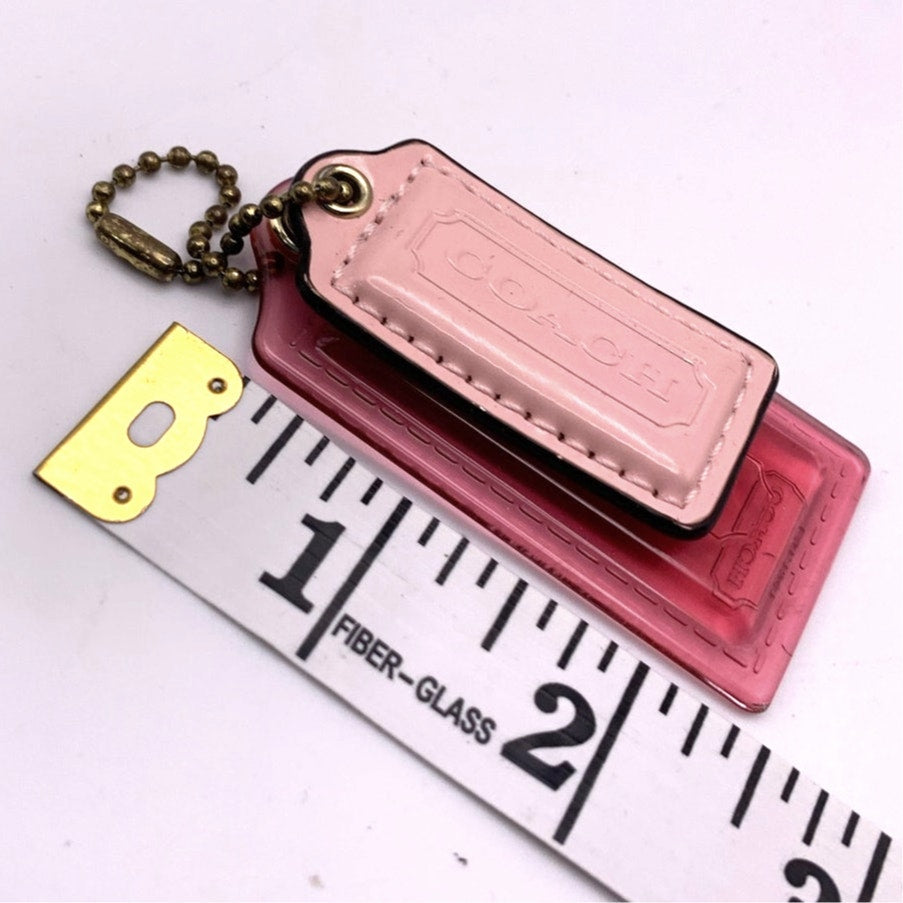 Y2k COACH Poppy Pink Replacement Hangtag Bag