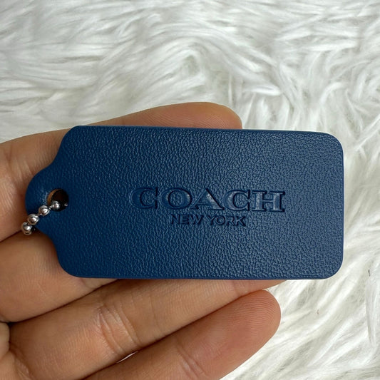 2" COACH Fob Bag Charm Hang tag Hangtag