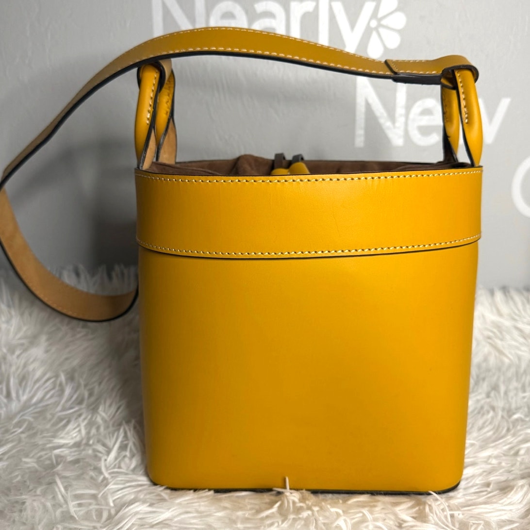 DOONEY & BOURKE Yellow Beacon Drawstring Shoulder Bag Purse