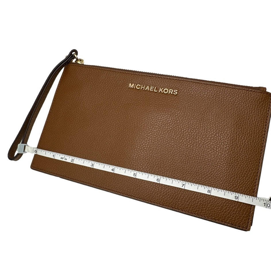 MICHAEL KORS Brown Wristlet