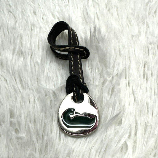 Vintage DOONEY & BOURKE y2k Brown Green Bag Charm Key Fob