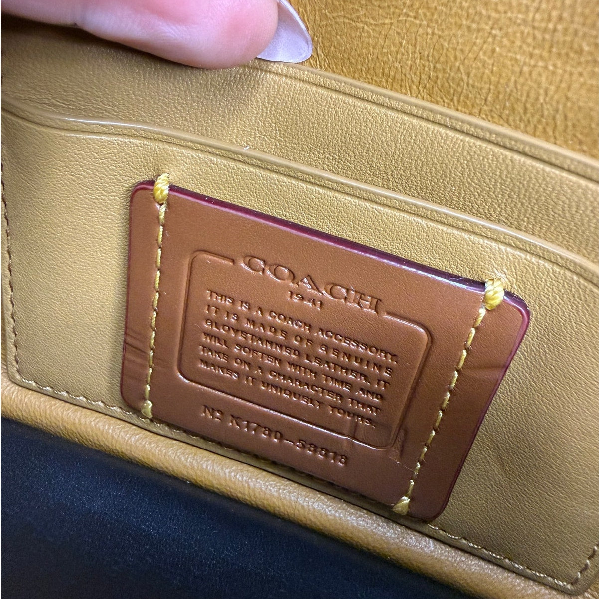 Coach Glovetanned Leather Clutch Wristlet