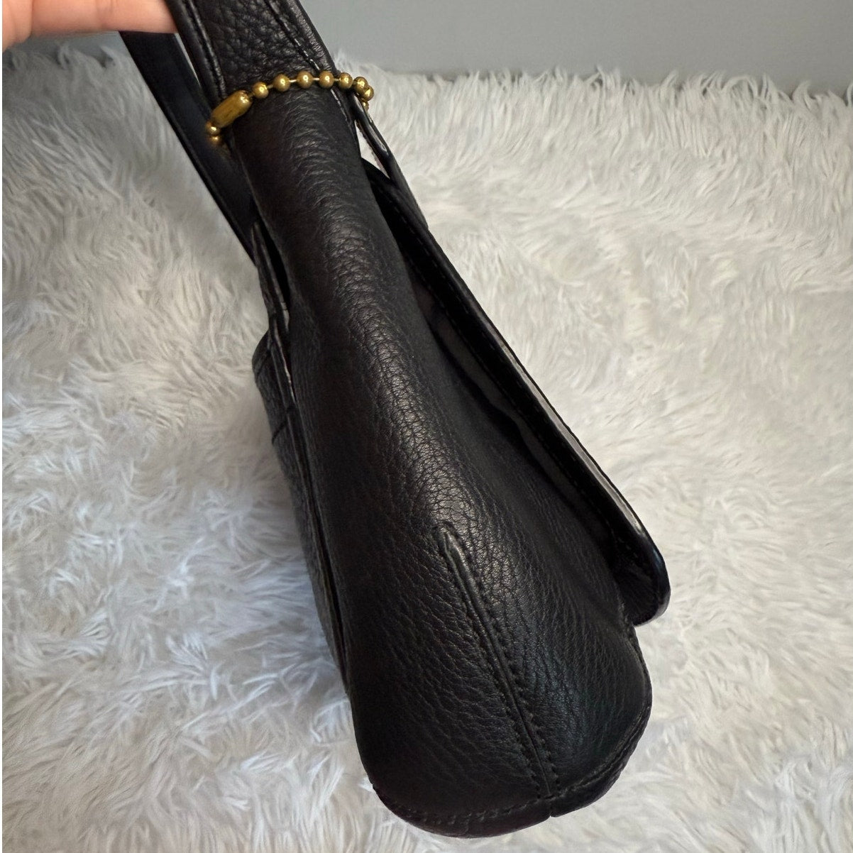 y2k COACH 11614 Ergo Flap Turnlock Shoulder Bag