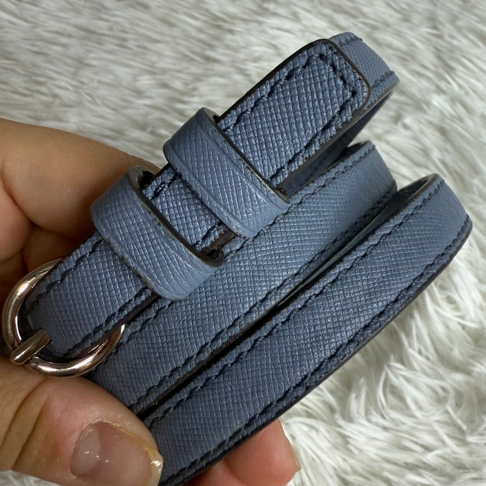 COACH Blue Silver Crossbody Replacement Strap