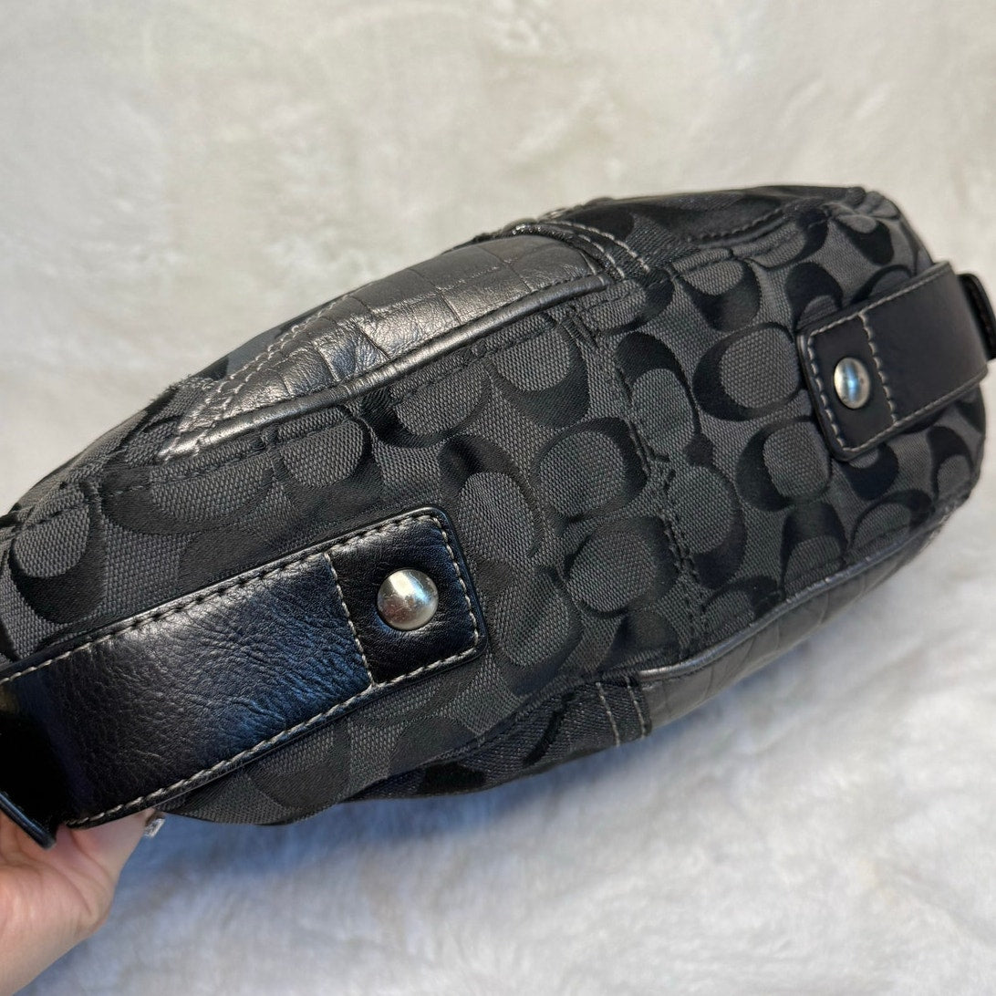 y2k COACH Leather Patchwork Shoulder Bag F0873-12901