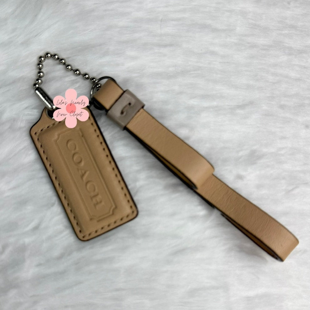 2" COACH Set of 2 Fob Bag Charm Hang tag Hangtag