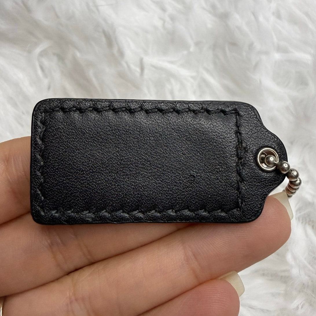 1.5" COACH Fob Bag Charm Hang tag Hangtag