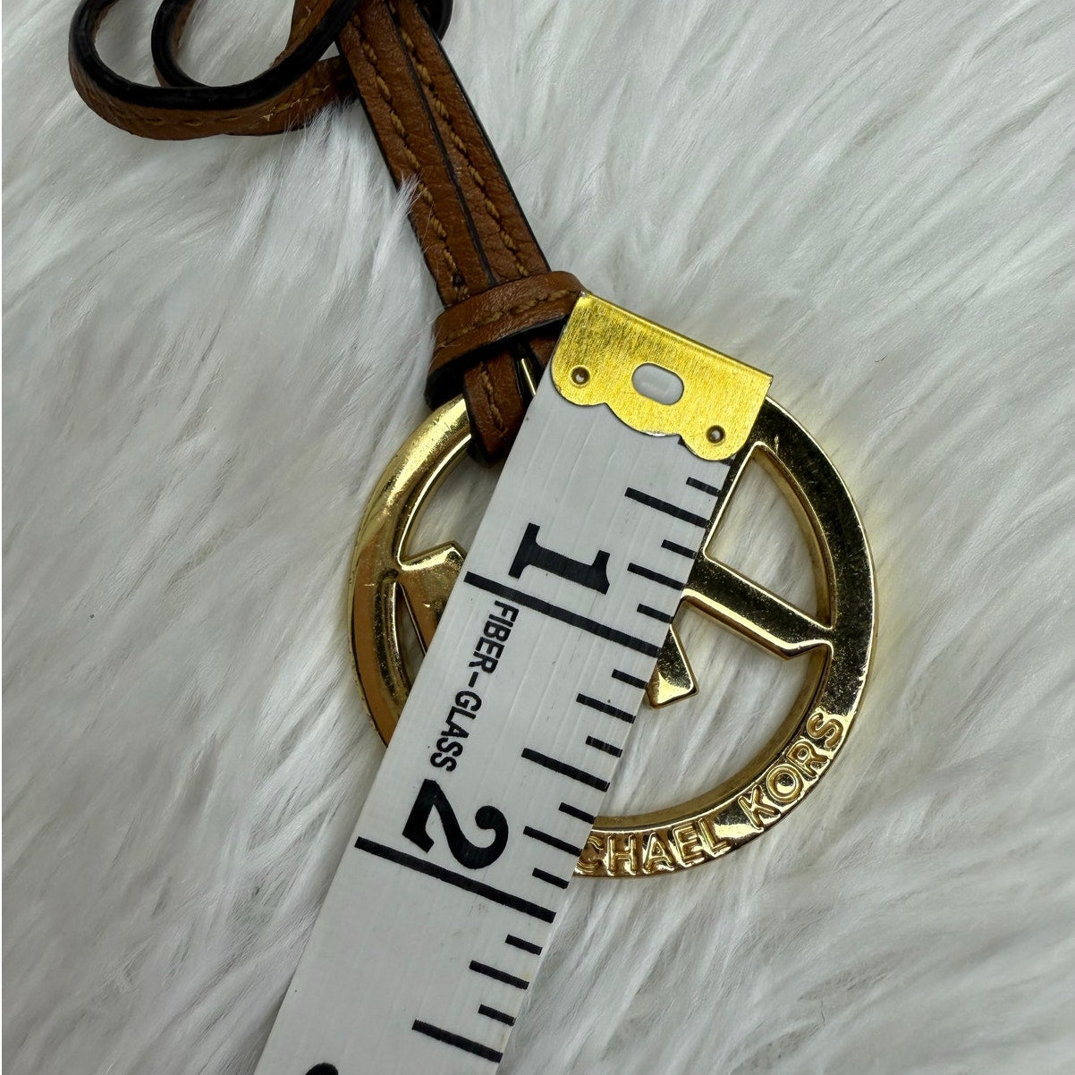 Michael Kors Brown Gold Bag Charm