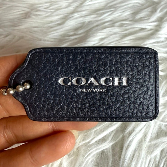 2.5" COACH  Fob Bag Charm Hang tag Hangtag