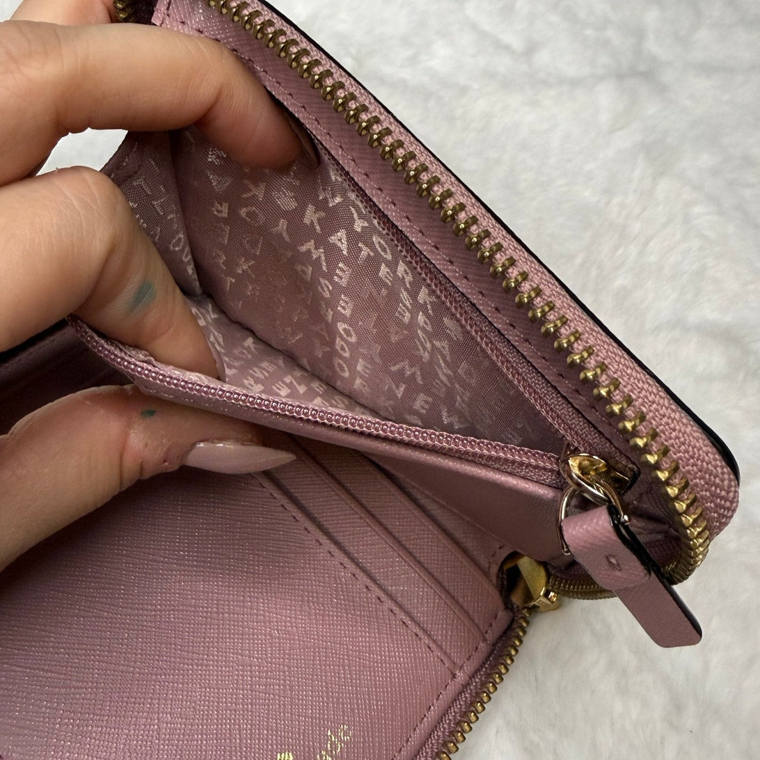 Kate Spade New York Pink Med Zip Around Wallet