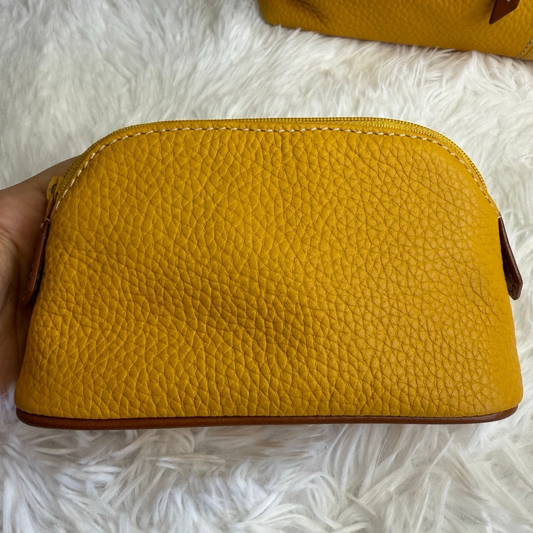 DOONEY & BOURKE Pebbled Leather Shoulder Bag with Pouch
