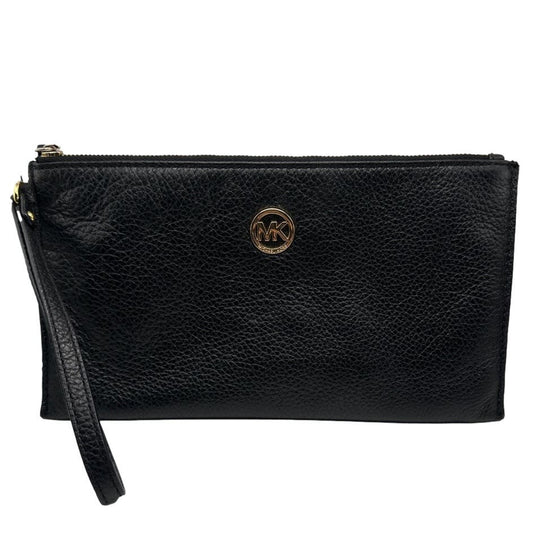 Michael Kors Black Wristlet with Card Slots