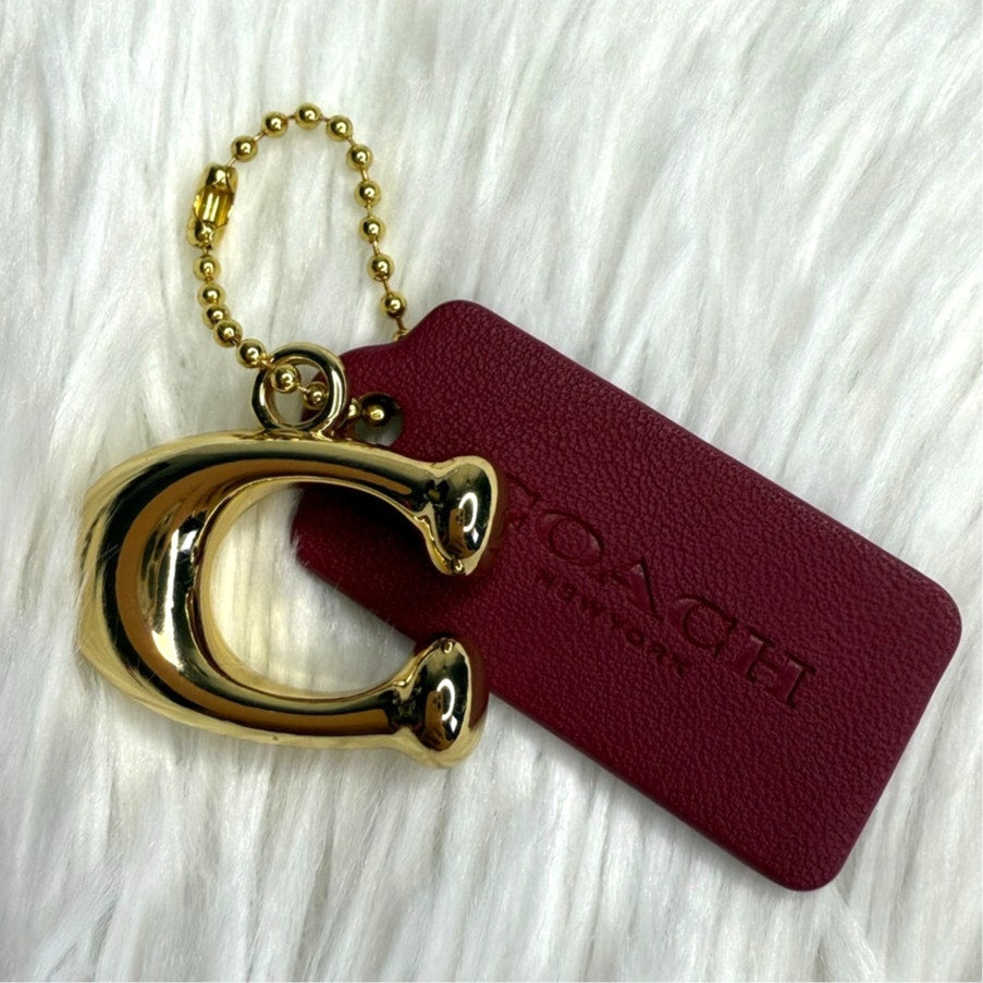 COACH Replacement "C" Hang Tag Key Fob Bag Charm