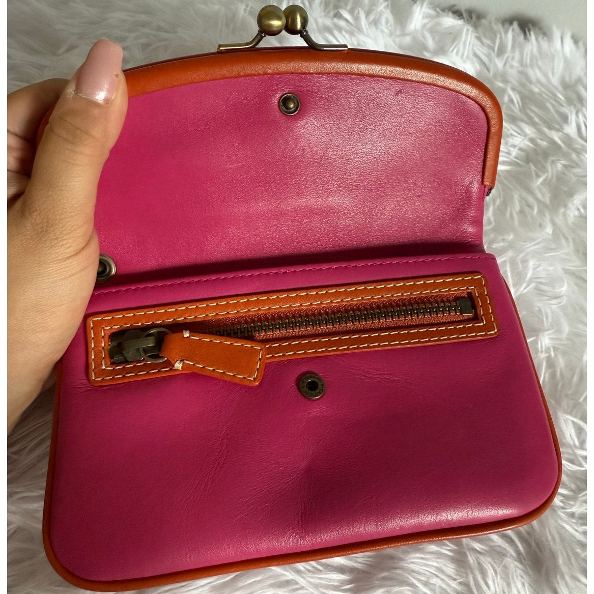 Rare y2k COACH Legacy Clutch Wristlet