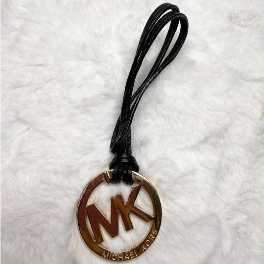 Michael Kors Black key fob bag charm