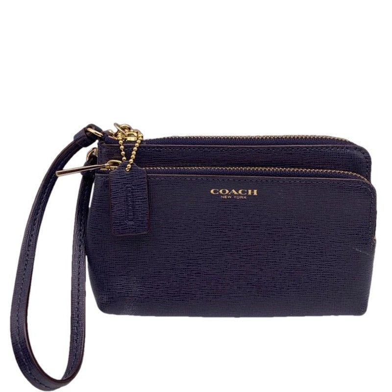 COACH Navy Wristlet