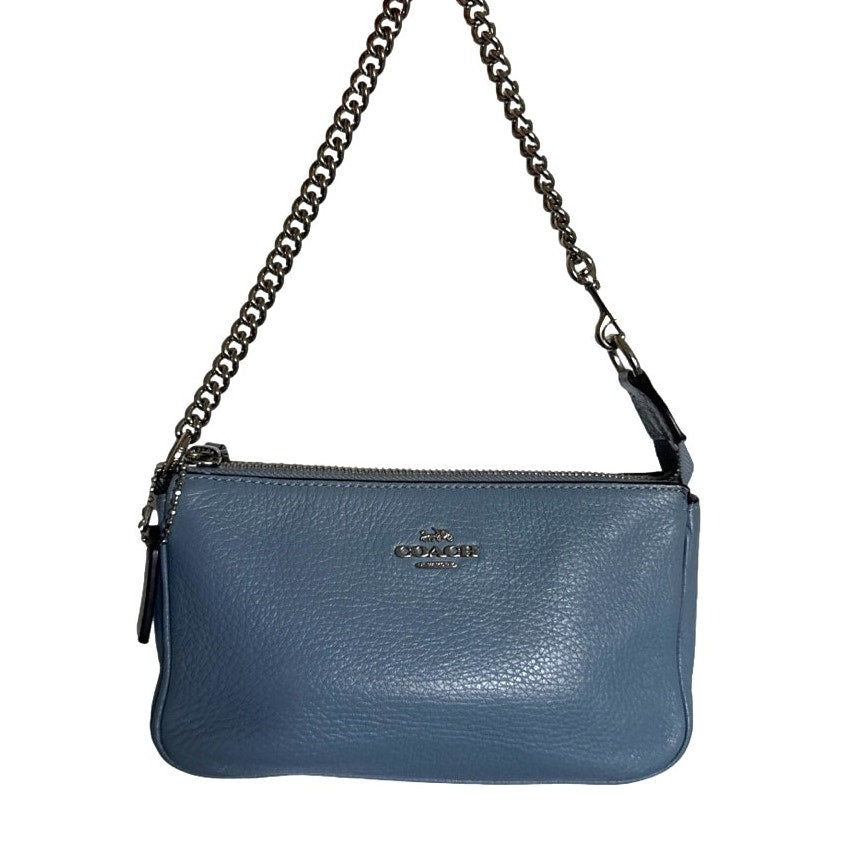COACH Nolita 19 Pebble Blue Mini Purse / Small Purse / Wristlet