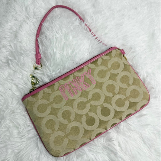 COACH y2k Rare Poppy Pinky Limited Edition Wristlet