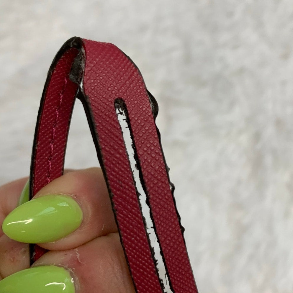 MICHAEL KORS Dark Red Metal Bag Charm