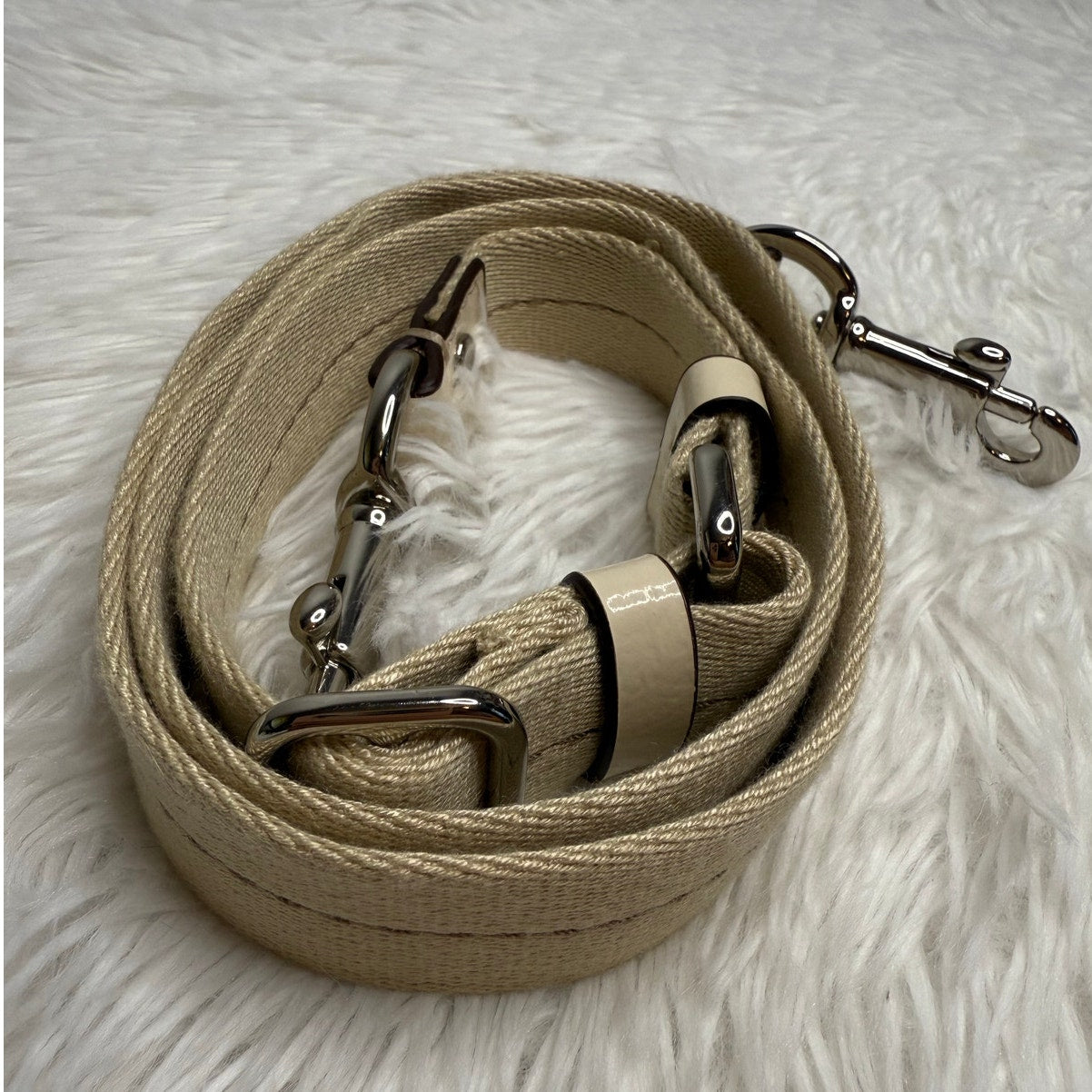 COACH Cream Poppy Replacement Strap Shoulder Strap