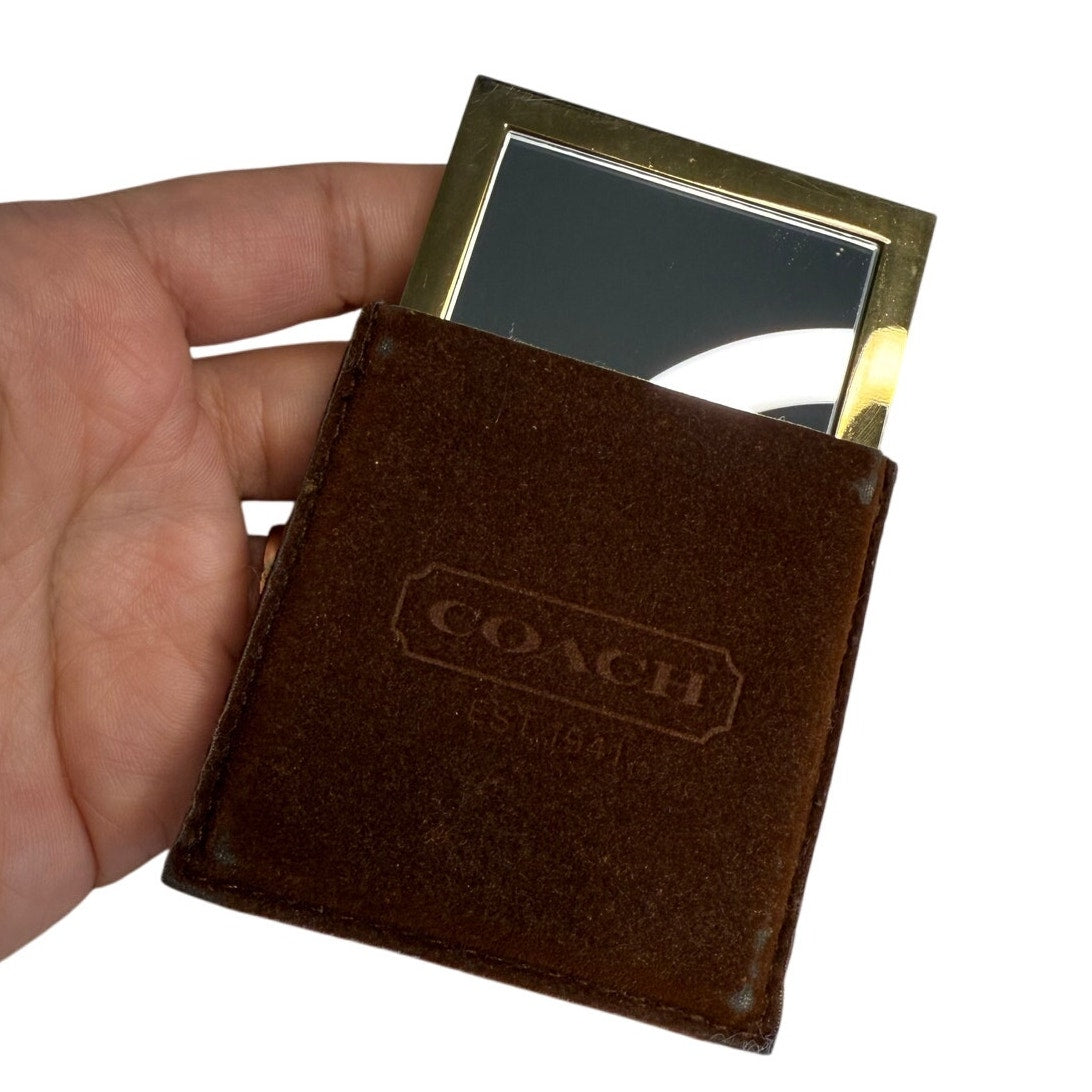 Vintage COACH y2k Pocket Purse Mirror