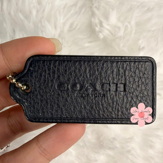 2" COACH Fob Bag Charm Hang tag Hangtag