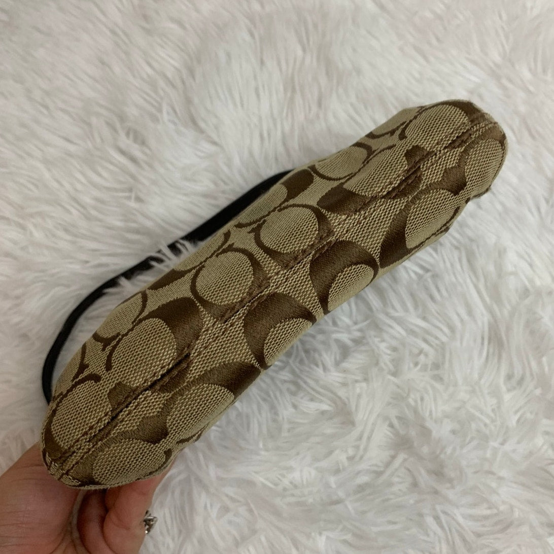 Coach Brown Wristlet